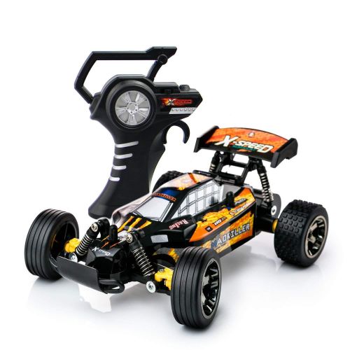  FREE TO FLY RC Cars Remote Control Car 2.4GHz High Speed Off Road Vehicles 1:22 Scale RTR Car Racing Games Kids Adult 2 Rechargeable Battery