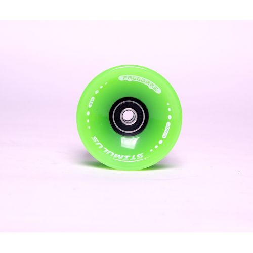  FREEDARE 70mm Longboard Wheels with ABEC-7 Bearings and Spacers(Set of 4)