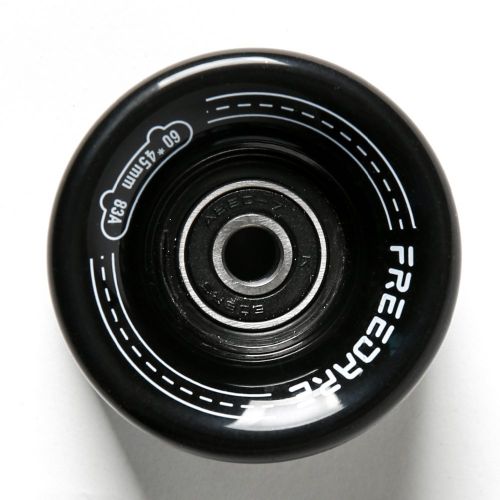  FREEDARE Skateboard Wheels 60mm 83a with Bearings and Spacers Cruiser Wheels (Pack of 4)