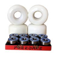 FREEDARE Skateboard Wheels Longboard Wheels with Bearings (Pack of 4)