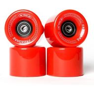 FREEDARE Skateboard Wheels 60mm 83a with Bearings and Spacers Cruiser Wheels (Pack of 4)