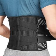 Freetoo Back Braces for Lower Back Pain Relief with 6 Stays, Breathable Back Support Belt for Men/Women for work, Anti-skid lumbar support belt with 16-hole Mesh for sciatica,plus size(XXL)