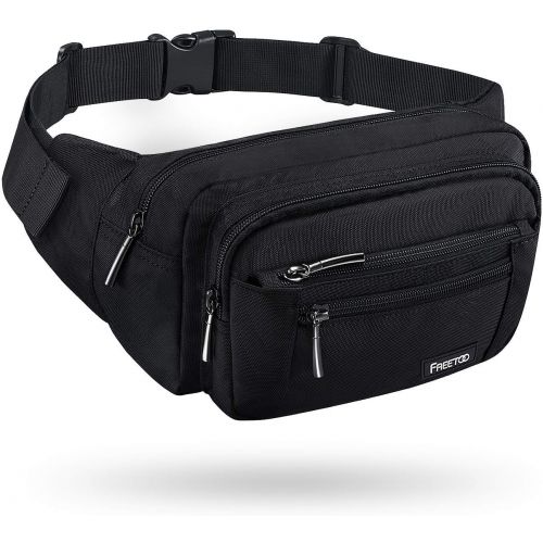  [아마존베스트]FREETOO Waist Pack Bag Fanny Pack for Men&Women Hip Bum Bag with Adjustable Strap for Outdoors Workout Traveling Casual Running Hiking Cycling