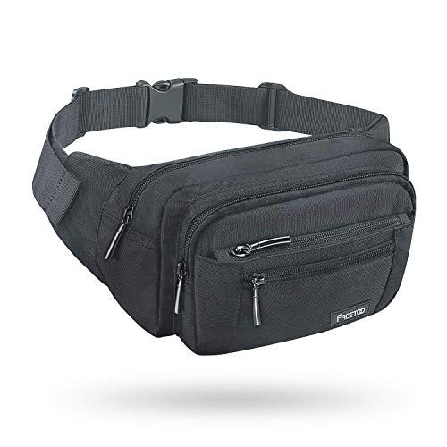  FREETOO Waist Pack Bag Fanny Pack for Men&Women Hip Bum Bag with Adjustable Strap for Outdoors Workout Traveling Casual Running Hiking Cycling