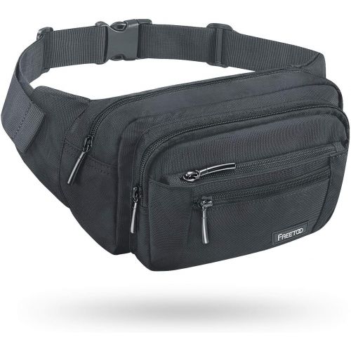  FREETOO Waist Pack Bag Fanny Pack for Men&Women Hip Bum Bag with Adjustable Strap for Outdoors Workout Traveling Casual Running Hiking Cycling