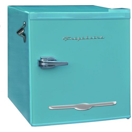  Frigidaire EFR176-BLUE 1.6 cu ft Blue Retro Fridge with Side Bottle Opener. for The Office, Dorm Room or Cabin