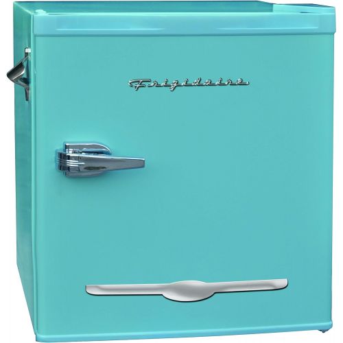  Frigidaire EFR176-BLUE 1.6 cu ft Blue Retro Fridge with Side Bottle Opener. for The Office, Dorm Room or Cabin