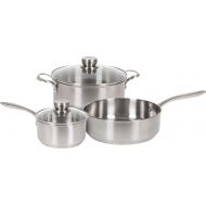 Frigidaire 11FFSPAN03 Ready Cook Cookware, 11-Piece, Stainless Steel, 11 Pieces