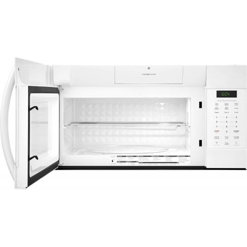  Frigidaire FGMV176NTW Gallery Series 30 Inch Over the Range Microwave Oven with 1.7 cu. ft. Capacity, 1000 Cooking Watts in White