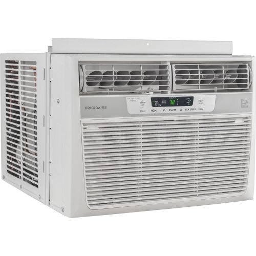  Frigidaire 12,000 BTU 115V Window-Mounted Compact Air Conditioner with Temperature Sensing Remote Control