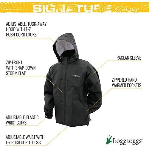  [아마존베스트]Frogg Toggs Bull Frogg Waterproof Rain Jacket