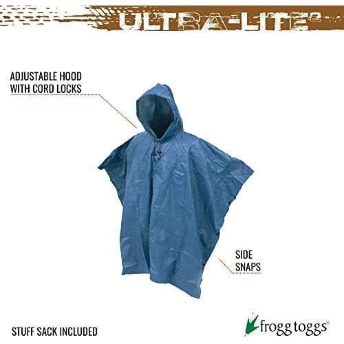  [아마존베스트]Frogg Toggs Ultra-Lite2 Waterproof Breathable Poncho