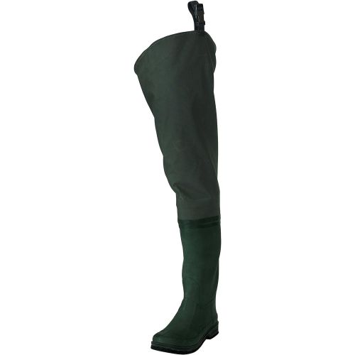  Frogg Toggs Cascades 2-ply PolyRubber Bootfoot Hip Wader, Cleated Outsole, Youth