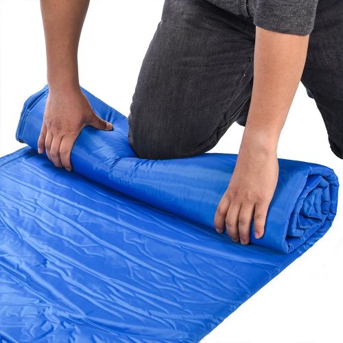  FRUITEAM Double Self Inflating Sleeping Pad Sleeping Pad for Camping Double with Pillows Self-Inflating Foam Mat for Camping Picnic Outdoor Backpack