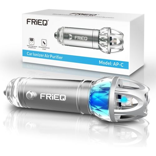  FRIEQ Car Air Purifier, Car Air Freshener and Ionic Air Purifier | Remove Dust, Pollen, Smoke and Bad Odors - Available for Your Auto or RV