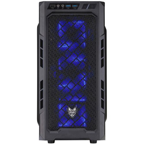  FSP CMT210(BLK) FSP CMT210 Translucent Window Panel ATX Mid Tower Gaming Computer Case