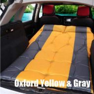 FTQCGZ Automatic Inflatable Big Size SUV Car Inflatable Bed Outdoor Travel Car Air Mattress Bed Auto Supplies Travel Bed Yellow