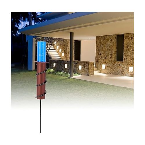  Rain Gauge,Monitor, Conserve, Easy to Read, Floating Rain Gauge for Home Lawns, Gardens and Landscaping with Large Numbers