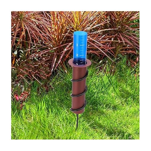  Rain Gauge,Monitor, Conserve, Easy to Read, Floating Rain Gauge for Home Lawns, Gardens and Landscaping with Large Numbers