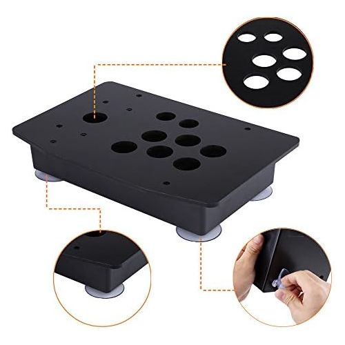  [아마존베스트]FTVOGUE Black Acrylic Panel and Case DIY Set Kits Replacement for Arcade Game with Screws and Teats