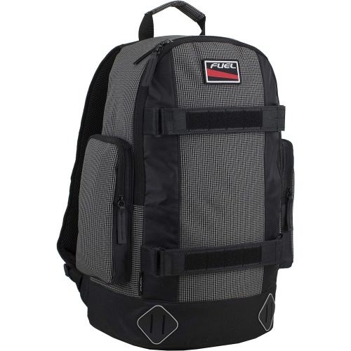  Fuel Pro Skater Backpack With Adjustable Dual Straps And Interchangeable Patch Panel