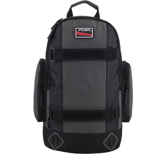  Fuel Pro Skater Backpack With Adjustable Dual Straps And Interchangeable Patch Panel