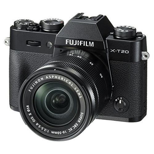 후지필름 Fujifilm X-T20 Mirrorless Digital Camera with 16-50mm Lens- Black