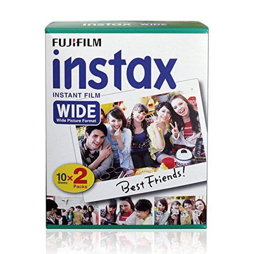 후지필름 Fujifilm Instax Wide Instant Films for Fuji Instax Wide 210 200 100 300, Pack of 5