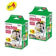 Fujifilm Instax Mini Instant Color Film Double Pack (2-Pack, 40 Sheets)