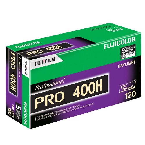 후지필름 Fujifilm Fuj Fujicolor Pro 400H ISO 400 120 Color Negative Film, 5 Roll Pro Pack