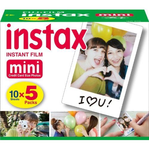 후지필름 Fujifilm Instax Mini Instant Film, 10 Sheets x 5 packs,