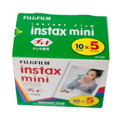 후지필름 Fujifilm Instax Mini Instant Film, 10 Sheets x 5 packs,