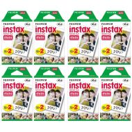 Fujifilm Instax Mini Instant Film (8 Twin packs, 160 Total pictures) for Instax Cameras, EXP 012020
