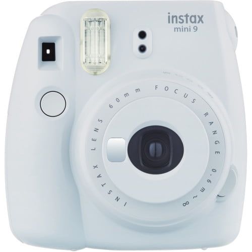 후지필름 Fujifilm Instax Mini 9 Instant Camera SMOKEY WHITE w/ Fujifilm Instax Mini 9 Instant Films (60 Pack) + A14 Pc Deluxe Bundle For Fujifilm Instax Mini 9 Camera