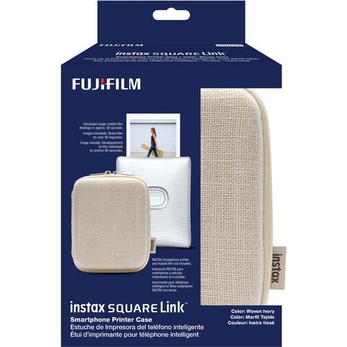 후지필름 FUJIFILM INSTAX SQUARE LINK Smartphone Printer Case (Woven Ivory)