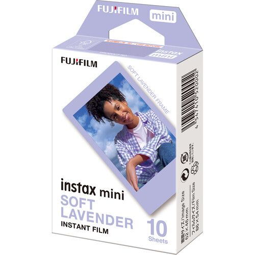 후지필름 FUJIFILM INSTAX MINI Soft Lavender Instant Film (10 Exposures)
