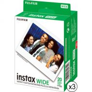 FUJIFILM INSTAX WIDE Instant Film (3 x 20 Exposures)