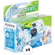 FUJIFILM QuickSnap Waterproof 800 35mm Disposable Camera (4x 27-Exposure Camera Kit)