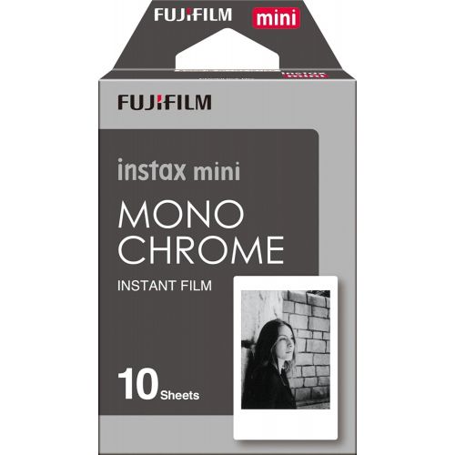 후지필름 [아마존베스트]Fujifilm Instax Mini Instant Film Monochrome 4-Pack Bundle Set, Mono Chrome (10 x 4 = 40) # 337556 for Mini 90 8 70 7s 50s 25 300 Camera SP-1 Printer