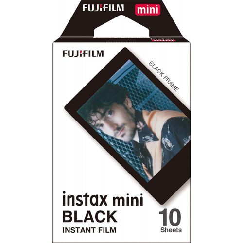 후지필름 [아마존베스트]Fujifilm Instax Mini Instant Film 4-PACK BUNDLE SET , Monochrome ( 10 x 2 ) + Black Frame ( 10 x 2 ) 90 8 70 7s 50s 25 300 Camera SP-1 Printer