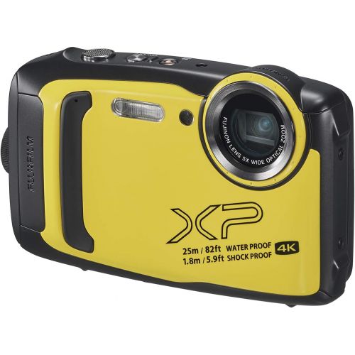 후지필름 [아마존베스트]Fujifilm FinePix XP140 Waterproof Digital Camera w/16GB SD Card - Yellow