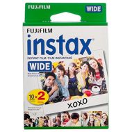 Fujifilm instax Wide Instant Film, 20 Exposures, White, New Packaging