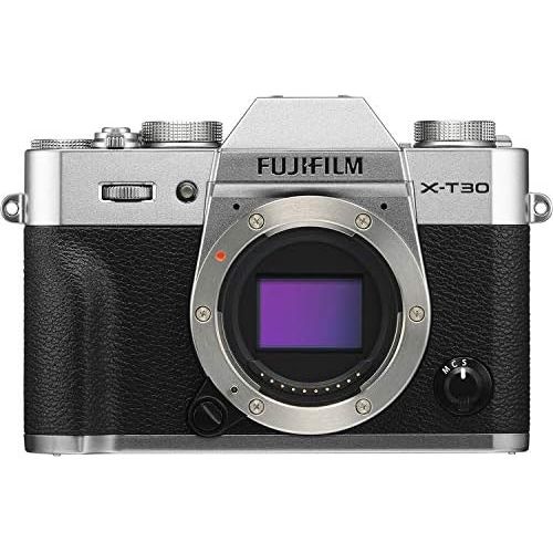 후지필름 FUJIFILM X-T30 Mirrorless Digital Camera Body (Silver) + XF 35mm f/2 R WR Lens (Silver) Bundle, Includes: SanDisk 64GB Extreme SDXC Memory Card, Card Reader, Memory Card Wallet and