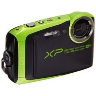 Fujifilm 600019756 FinePix XP120 Shock & Waterproof Wi-Fi Digital Camera, Black/Lime Green