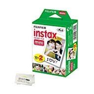 Fujifilm INSTAX Mini Instant Film (White) for Fujifilm Mini 8 & Mini 9 Cameras w/Microfiber Cloth by Quality Photo (20 Film Sheets) …