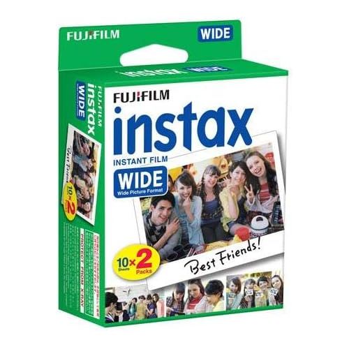 후지필름 Fujifilm Instax Wide Instant Films for Fuji Instax Wide 210 200 100 300, Pack of 5