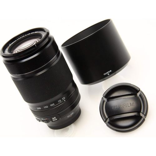 후지필름 Fujifilm Fujinon XF55-200mmF3.5-4.8 R LM OIS, Black/Black