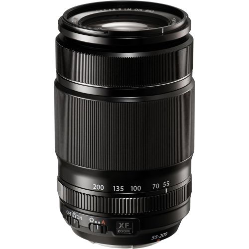 후지필름 Fujifilm Fujinon XF55-200mmF3.5-4.8 R LM OIS, Black/Black