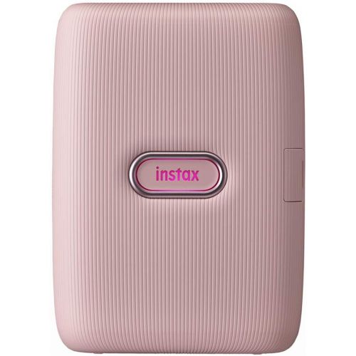 후지필름 Fujifilm Instax Mini Link Smartphone Printer - (Dusty Pink) + 2X Fujifilm Instax Mini Twin Pack Instant Film (40 Sheets) + Protective Case for Fuji Link Printer