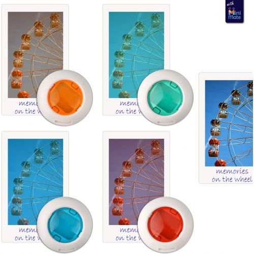 후지필름 Fuji Instax Mini 9 Instant Camera ICE Blue w/Case + Fuji Instax Film Value Pack (40 Sheets) for Fujifilm Instax Mini 9 Camera + Accessories, Color Filters, Photo Album, Selfie Lens
